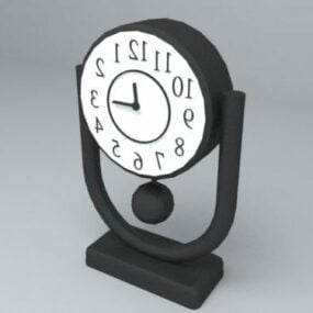 Antik Round Clock 3d-model