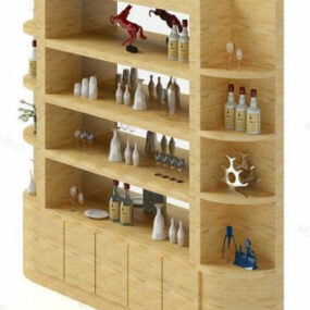 Shop Display Cabinet 3d model