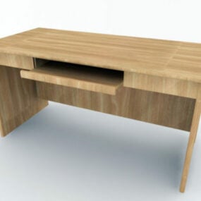 Computer Table With Drawer V1 3d model