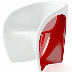 Modernism Plastic Chair V1 3d model