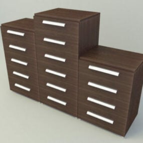 Drawer With Cabinet 3d model