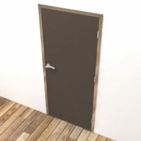3д модель квартирной металлической двери