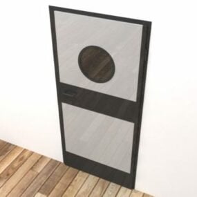 アジアのドアデザイン3Dモデル