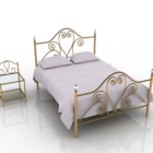 Antique Iron Bed V1