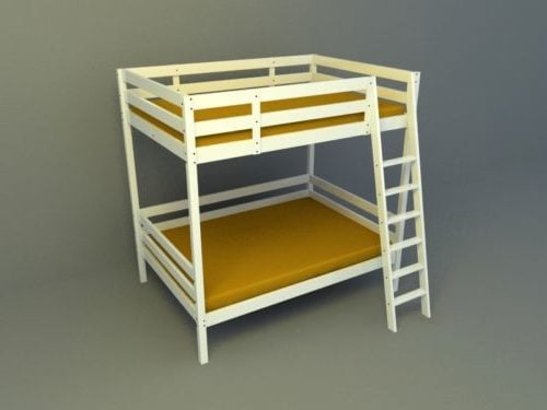 Dvojitá podkrovní postel pro děti