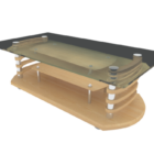 Table basse en verre multi-couches