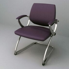 Office Simple Staff Chair 3d-modell