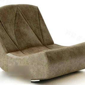 Relax Sofa Leather Brown 3d model