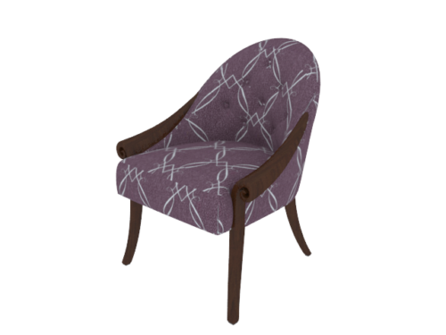 Vintage Purple Sofa Chair