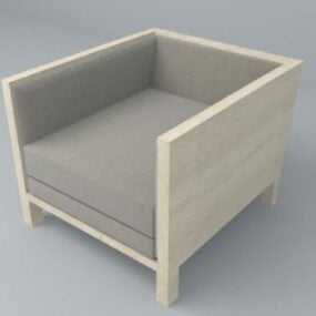 Canapé Cube Chaise Moderne modèle 3D