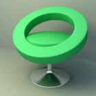 Modern Lounge Chair Round Shaped