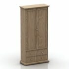 خزانة رينا الخشبية الصلبة تصميم