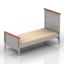 Single Bed Vox Design 3d model