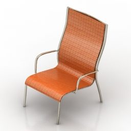 Leren fauteuil Paso Herman Miller 3d-model