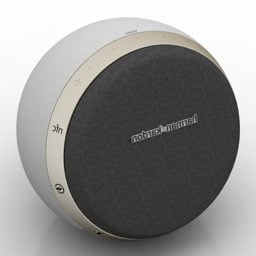 Round Speaker Harman Cardon 3d model