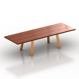 Long Table Tadeo Decor 3d model