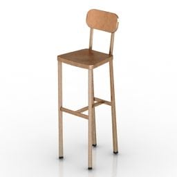 Krzesło barowe Deja Vu Model 3D