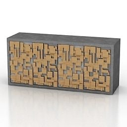 Locker Square Patterns 3d model