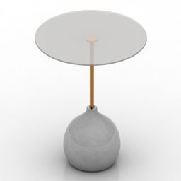 مدل سه بعدی طراحی مدرن میز تونین