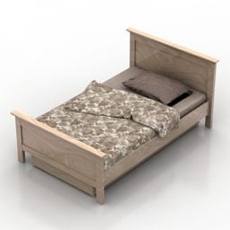 Single Bed Reina Furniture 3d model