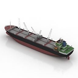 Cargo Ship V1 3d-modell