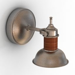Vintage Industrial Sconce Lamps 3d μοντέλο