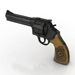 Revolver Gun Weapon 3d model
