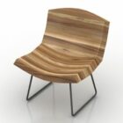 Trozo de silla de madera