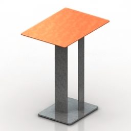 Wood Bar Table Jaan Walterknoll 3d model