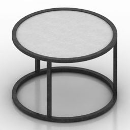 Round Coffee Table Rondo 3d model