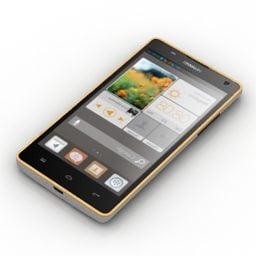 Huawei G700 Smartphone 3d model