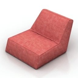 صندلی راحتی مدل سه بعدی