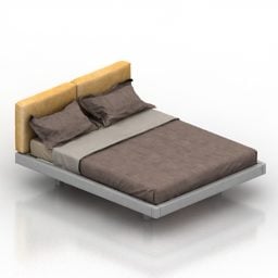 Podwójne łóżko Astron Vega Model 3D