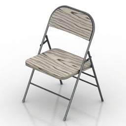 Student Chair Basic Design 3d model
