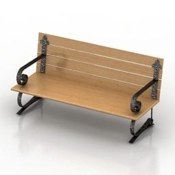 Bench Park Chair 3d model