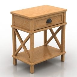 Wood Locker Kembridzh Furniture 3d model
