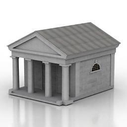 3д модель здания мавзолея