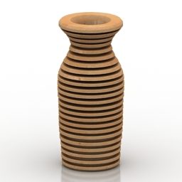 Terracotta Vaas Oooms Decorset 3D-model