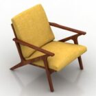 Moderni nojatuoli Cavett-tuoli