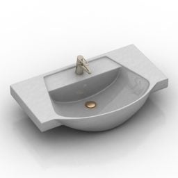 Waschbecken Monro Sanitär 3D-Modell