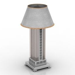 Model 3D Kaca Lampu Torchere