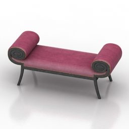 Skórzana sofa wypoczynkowa Ralphlauren Model 3D