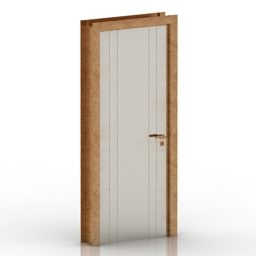 3д модель офисной полнодверной двери