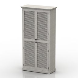 Wood Locker Garderobe Dantone 3d model