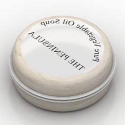 Cosmetic Cream Jar 3d-modell