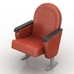 כורסא קולנוע רהיטים דגם תלת מימד