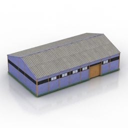 Hangar gebouw huis 3D-model