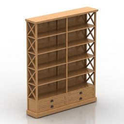 Home Wine Locker Cabinet 3d model