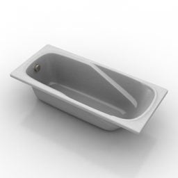 Mô hình 3d bồn tắm Ravak Design