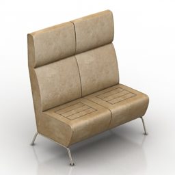 Sofa 2 Chỗ Stela Design mẫu 3d